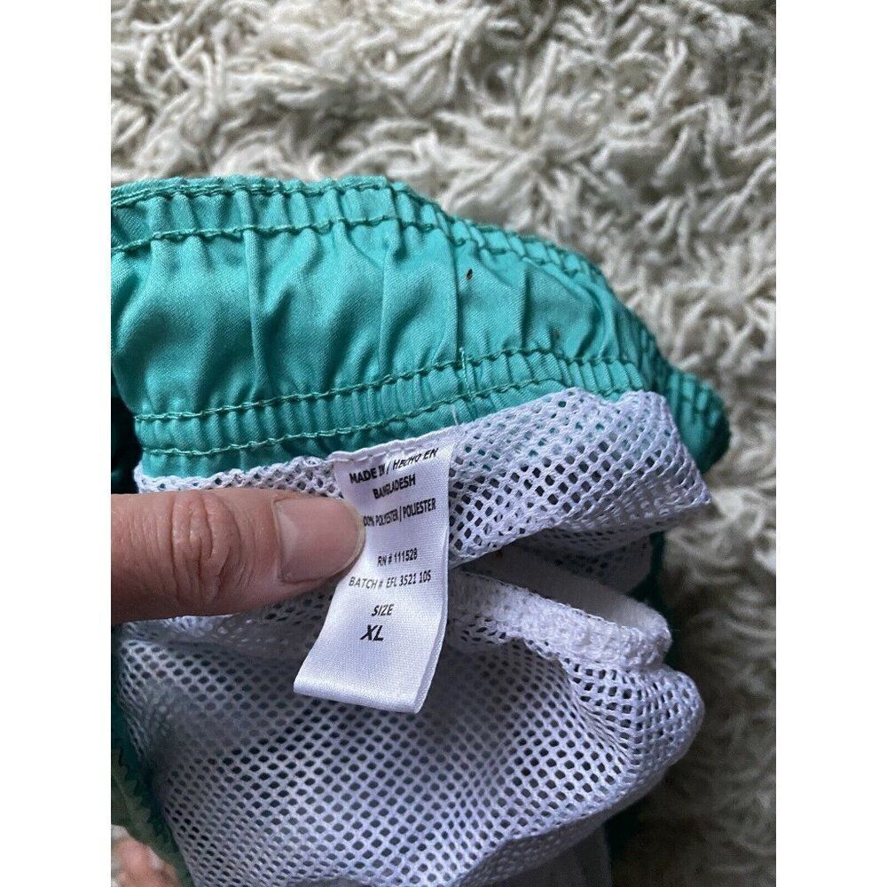 U.S. Apparel Swim Trunks XL Mens Turquoise Water Blue - Picture 3 of 4